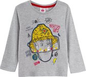 Brandweerman Sam longsleeve - grijs - Fireman Sam shirt - maat 116