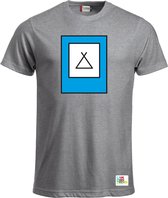 Campingtrend Heren T-Shirt | Campingbord | Grijs | Maat XL