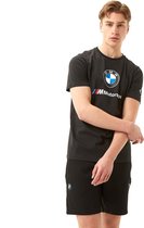 Puma Bmw M Motorsport Essential Logo Shirt Zwart Heren - Maat XL