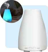 Aroma Diffuser - Luchtbevochtiger - Humidifier - Diffuser Aromatherapie - Geurverspreider - Luchtbevochtigers - Bevochtiger - 8 Kleuren - 100ml - 2 Standen - 3 tot 8 uur Geur Verspreiden
