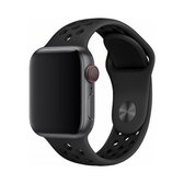 Apple Watch 42/44mm - Zwart Sportbandje - Deluxe Series Sport2 Strap