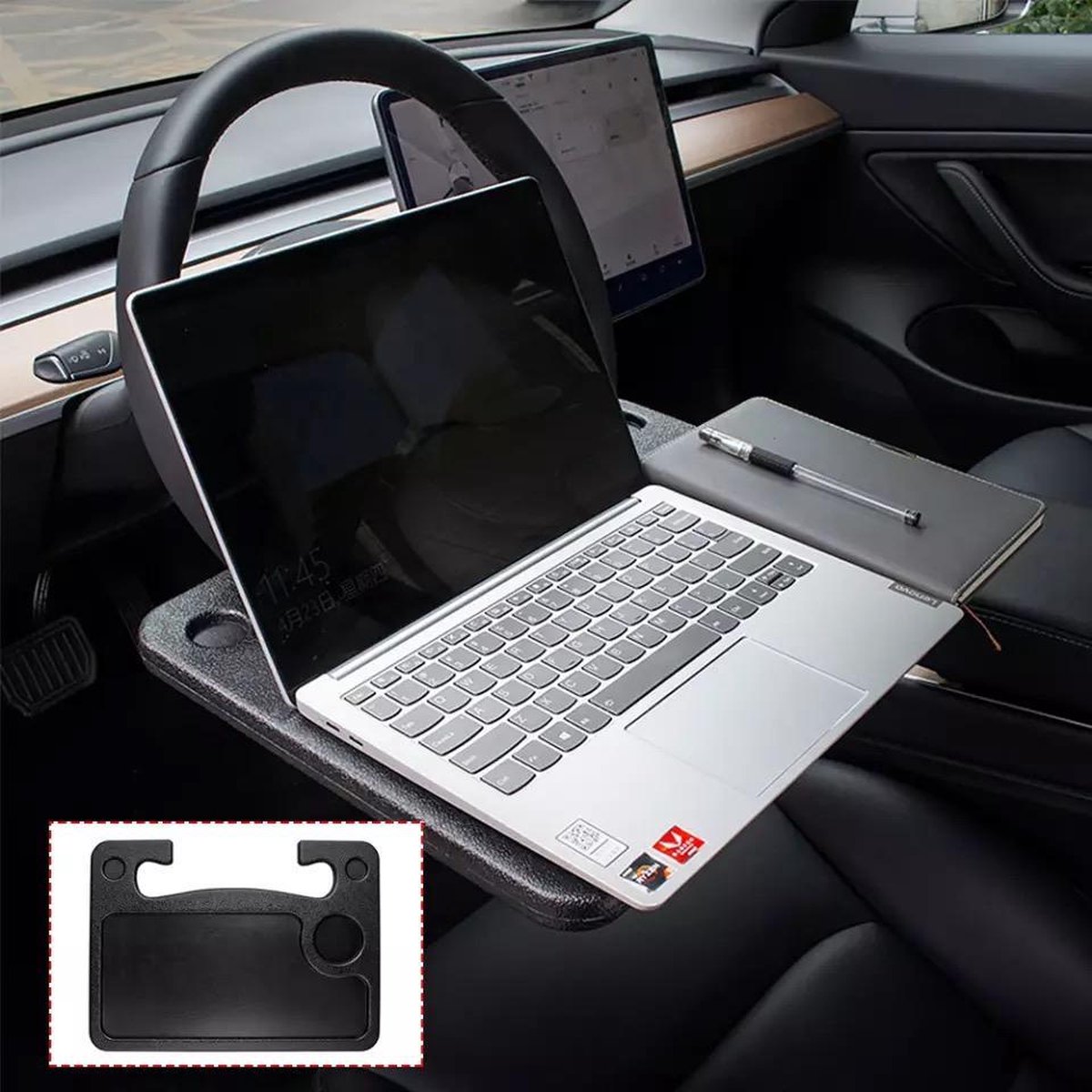 Für TeslaModel Y Auto Lenkrad Tisch Bord Laptop Notebook