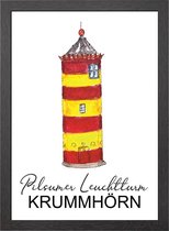 A2 POSTER PILSUM VUURTOREN DUITSLAND IN FRAME - JOYIN
