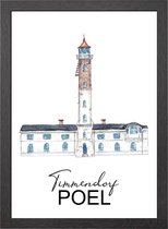 A2 POSTER TIMMENDORF VUURTOREN DUITSLAND IN FRAME - JOYIN