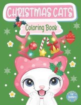 christmas cats coloring book for toddlers