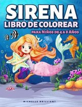 Sirena Libro de Colorear para Ninos de 4 a 8 Anos