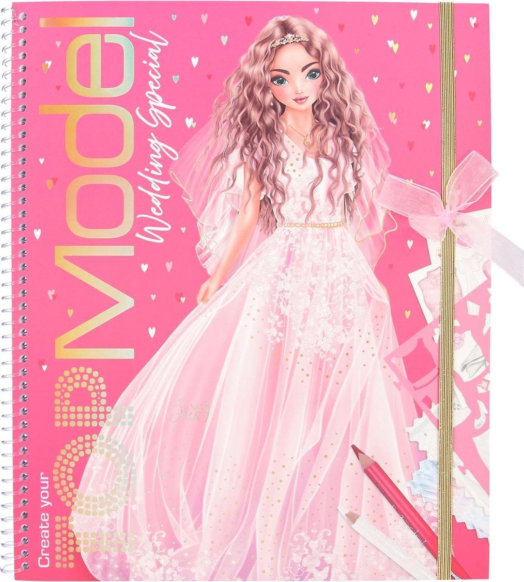 Depesche - topmodel create your wedding special kleurboek afbeelding