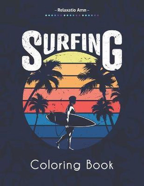 Surfing Coloring Book - cover