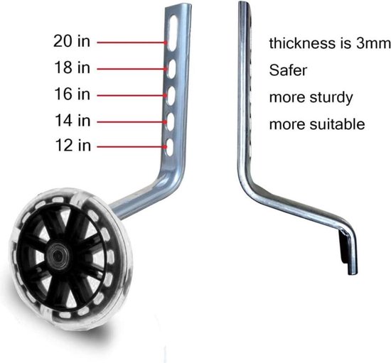 GAMMA | Zijwieltjes voor 14-16 inch 2 stuks kopen? | Overige GAMMA | Zijwieltjes voor 14-16 inch 2 stuks kopen? | Overige