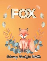 Fox Coloring Book for Adults