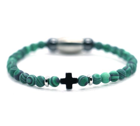 Jongens armband groen 4mm - Ibizamen KIDS