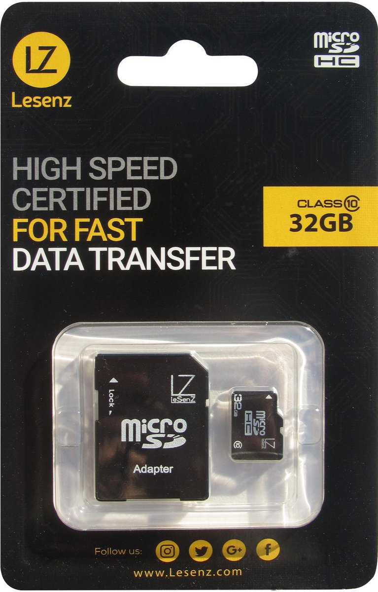 LeSenz Micro SD 32gb class 10