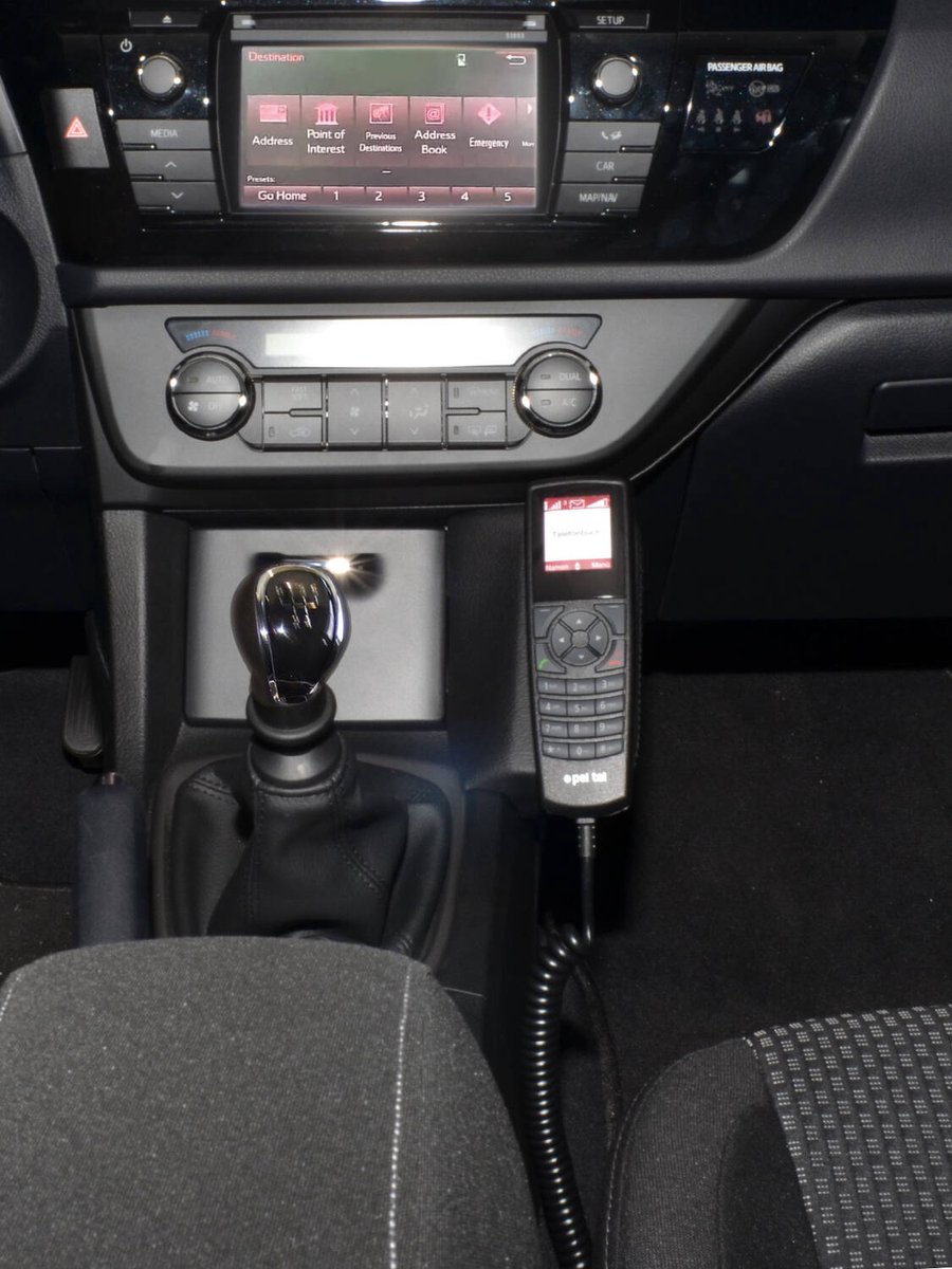 Houder - Toyota Corolla 2014-2015 Kleur: Zwart