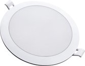 Inbouwspot LED Slab Extra Plat Rond WIT 18W Ø170mm - Koel wit licht