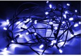 LED-slinger op zonne-energie 10M 100LED IP44, 8 modi - Groene kabel - Blauw licht - Kunststof - Blauw - Bleu - SILUMEN