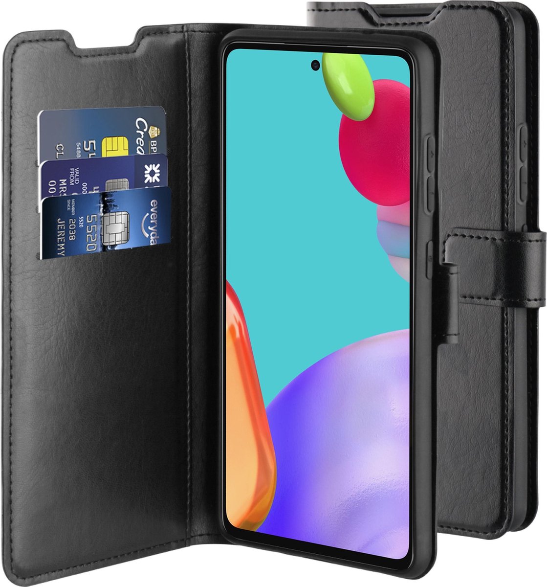 BeHello Samsung Galaxy A52 / A52s Gel Wallet Hoesje - Zwart