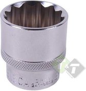 Dop, 12 kant, 24mm, Dop twaalfkant, 1/2 duims aansluiting, Seneca