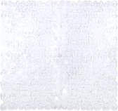 Differnz Lapis inlegmat douche, anti-slip laag - 100% PVC - Transparant - 54 x 54 cm
