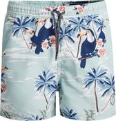 Jack & Jones Intelligence Bali  Zwembroek - Jongens - Licht blauw/Navy/Roze