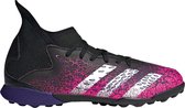 adidas Predator Freak .3 TF  Sportschoenen - Maat 36 2/3 - Unisex - Zwart/Roze/Paars/Wit