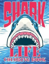Shark Life Coloring Book