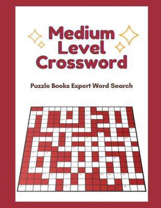 Medium Level Crossword Puzzle Books Expert Word Search, Kongtawan C