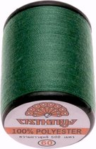 groen naaigaren - 500 m - universeel - 100% polyester - sterk - garen geschikt voor mondkapjes - col 1409