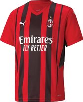 Puma AC Milan Shirt Junior  Sportshirt - Maat 152  - Unisex - Rood/Zwart