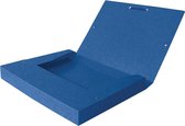Elba elastobox Oxford Top File + dos de 4 cm, bleu
