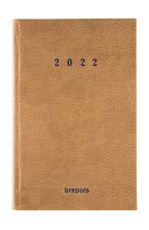 Brepols Agenda 2022 - Delta - Terra hard cover - 8,1 x 12 cm - Lichtbruin