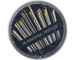 foto van Naalden - Naalden voor naaien - Naaien accessoires - Naaldenset - Goud - 30delig - Able & Borret