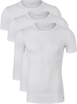 Tommy Hilfiger Cotton stretch T-shirts (3-pack) - heren T-shirts O-hals - wit - Maat: XL