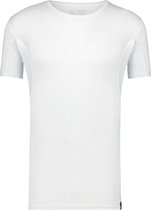 RJ Bodywear Sweatproof T-shirt (1-pack) - heren T-shirt met anti-zweet oksels - O-hals - wit - Maat: L