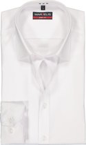 MARVELIS body fit overhemd - mouwlengte 7 - wit - Strijkvriendelijk - Boordmaat: 40