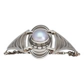 Bela Donaco Armband – Bohemian Limited Edition – Mabe zoutwater parel – Sterling Zilver
