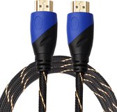 By Qubix HDMI kabel 1.8 meter - HDMI 1.4 versie - High Speed - HDMI 19 Pin Male naar HDMI 19 Pin Male Connector Cable - Nylon black line
