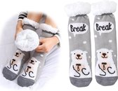 Sorprese Teddy ijsbeer – sokken – sokken dames maat 36 42– sokken dames - Moederdag - Cadeau