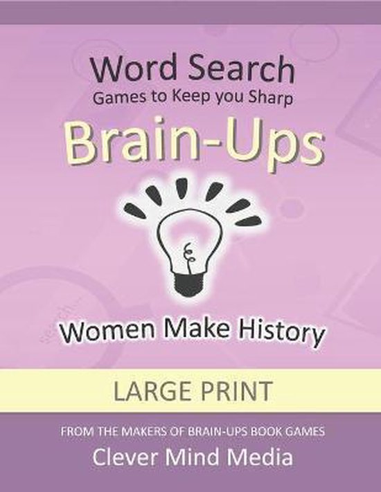 Brain-Ups Large Print Word Search - cover