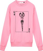 Collect The Label - Hippe Trui - Boxing Queen Sweater - Roze - Unisex - XL