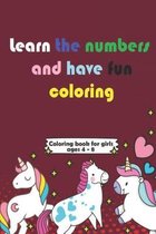 Learn the numbers and have fun coloring