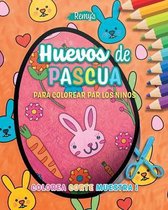 Huevos de Pascua para colorear par los ninos