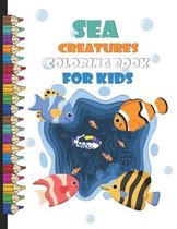 Sea Creatures Coloring Book for Kids by Baby Panda