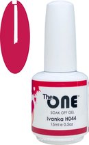The One Pro - Gellak - 15ml - kleur Ivanka Rood H044 - Gel Nagellak