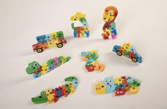 Heppiedepeppie Kids-Kinderpuzzel-Vos-3D-Hout