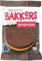 Gangmaker Cake met Chocolade Displaydoos 12 stuks 95 gram apart verpakt Bomm