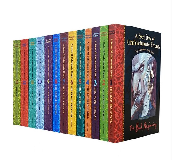 Lemony Snicket, A Series of Unfortunate Events Complete Collection 13 children books.