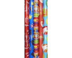Product afbeelding van Sinterklaas inpakpapier 1 rol 250x46,5cm