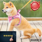 Hondentuigje maat S - Roze - Voor kleinere honden - Comfortabel en Zacht - Reflecterend - Controle en rust bij hond en baasje - 5 jaar garantie
