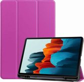 FONU Smart Folio Hoes Samsung Galaxy Tab S8 - Tab S7 - Paars