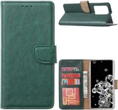 Fonu Bookcase hoesje Samsung S20 Ultra Groen